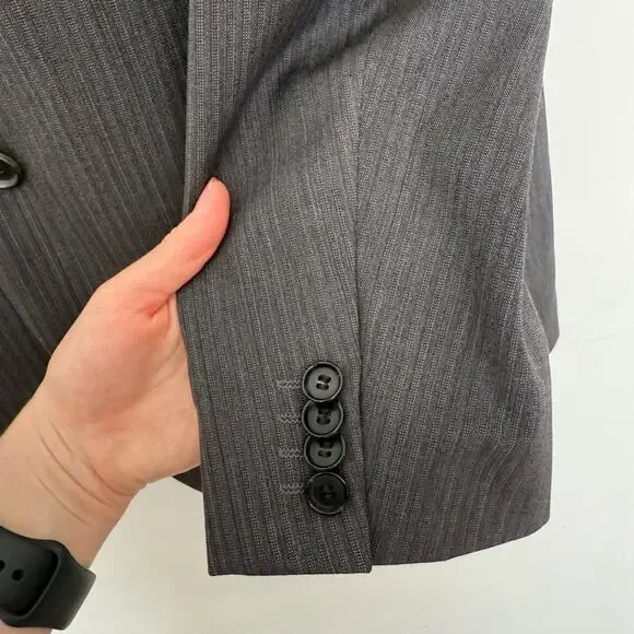 Boss Hugo Boss Men’s Charcoal Stripe Suit Set